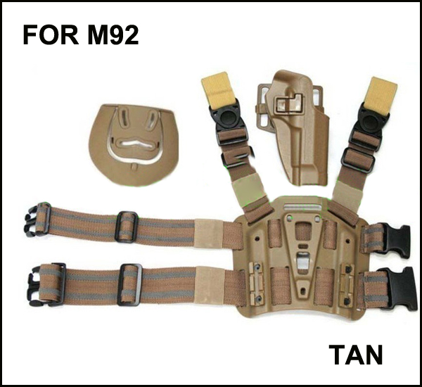 Drop Leg Serpa Tactical Platform + Holster for G17,USP,M92,P226